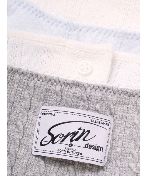 SORIN（ソリン） キャミソール Cable 3 Layers camisole / ケーブル3