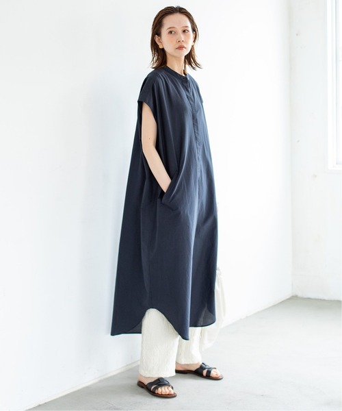 ワンピース C/Siショートスリーブシャツワンピース◇ : 56216930 