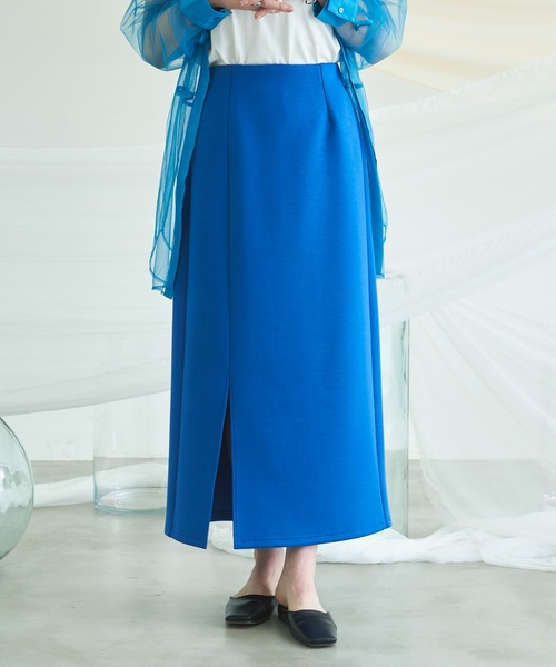 ロング スカート ペンシルダンボールニットスカート : ZOZOTOWN Yahoo