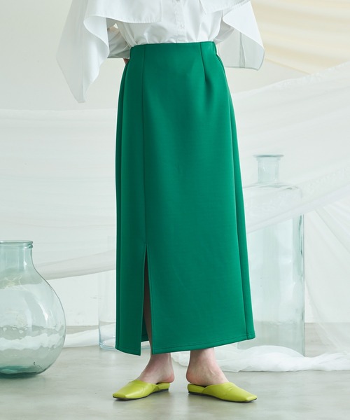 ロング スカート ペンシルダンボールニットスカート : ZOZOTOWN Yahoo