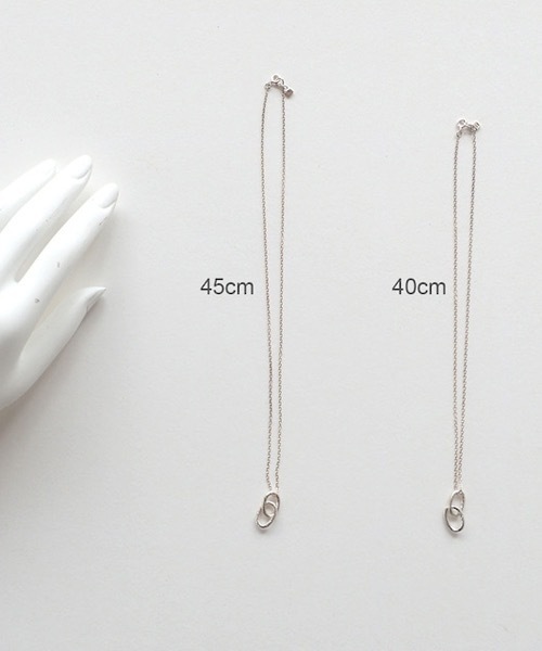 ネックレス 「MANANAS 」マナナス/Chain Necklace with Top（D.Chain）(40cm) メンズ レディースの画像