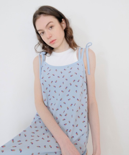 ディノス　D'LINGE コットン　ルームウェアワンピース　ワンマイル ワンフォークロージング 1111clothing ルームウェア メンズ 部屋