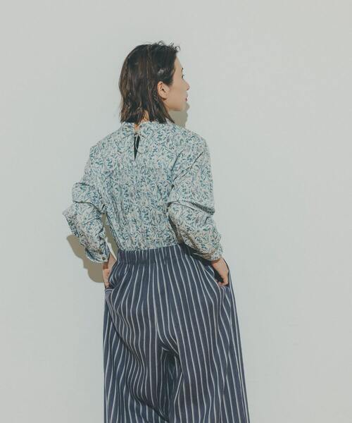 シャツ ブラウス kazumiさんコラボ リバティプリントシャツ kazumiさんコラボ ADIEU