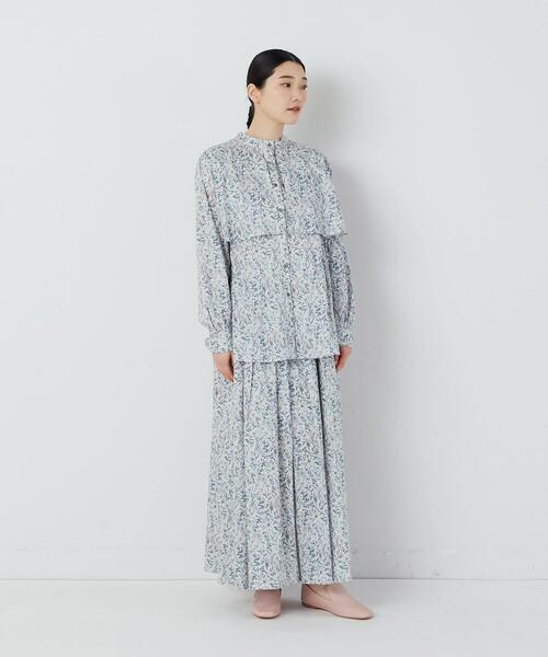 シャツ ブラウス kazumiさんコラボ リバティプリントシャツ kazumiさんコラボ ADIEU