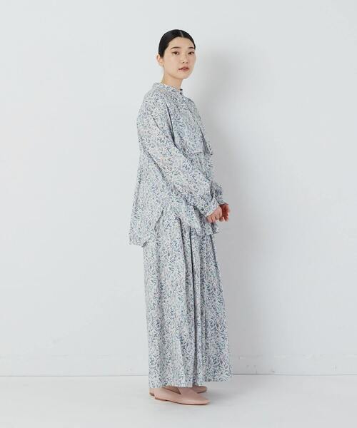 シャツ ブラウス kazumiさんコラボ リバティプリントシャツ kazumiさんコラボ ADIEU