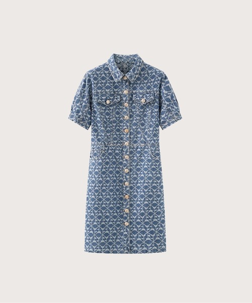 ワンピース Pattern Denim Design Dress /パターンデニムデザインワンピース 74887930ZOZOTOWN