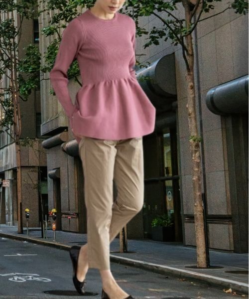 Sono（ソーノ） ニット セーター 「SONO/ソーノ」3Dフレア ニットプル