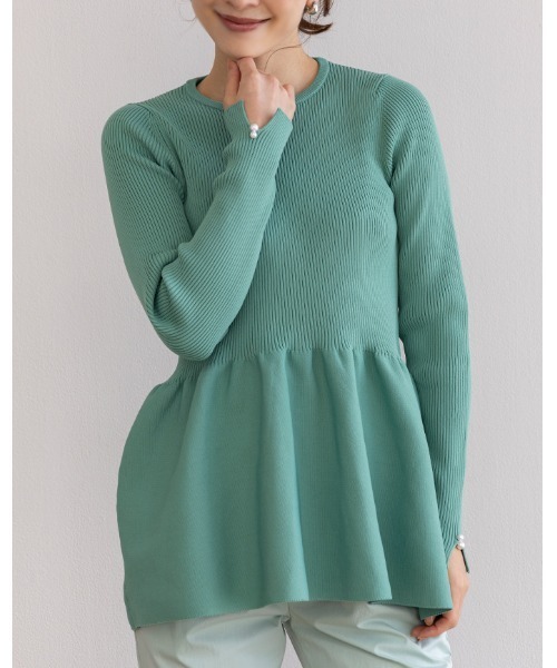 Sono（ソーノ） ニット セーター 「SONO/ソーノ」3Dフレア ニットプル