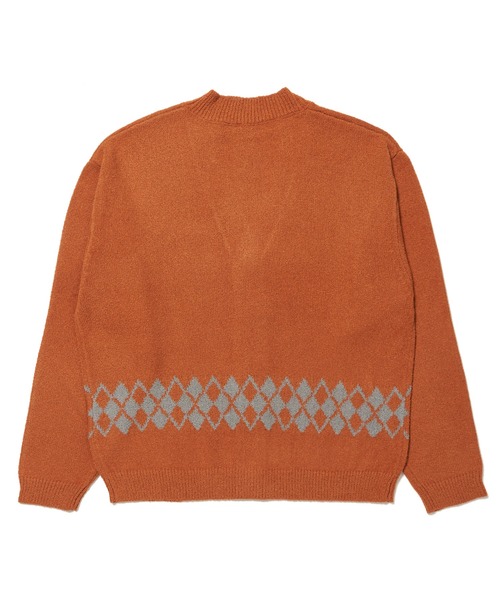 STUDIO SEVEN セーター ニット Argyle Cardigan「STUDIOSEVEN/スタジオ 