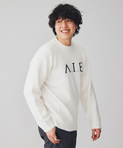 B.C STOCK（ベーセーストック） セーター ニット VIE LOGO インター 