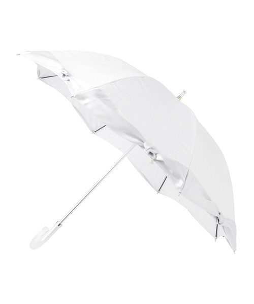 LANVIN en Bleu 傘 晴雨兼用日傘 サテンリボン レディース