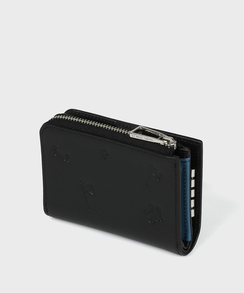 キーケース　PS Paul Smith 本革　小銭入れ　ドローイング　希少 Paul Smith キーケース PS ドローイング コイン＆キーホルダー