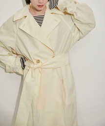 アダムエロペ【未使用】【24春夏】撥水・防汚加工✤ファンクショントレンチコート ADAM ET ROPE'（アダムエロペ） トレンチコート コート 「環境配慮