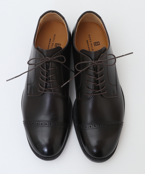 MEN'S MELROSE 革靴 ビジネスシューズ 外羽根ストレートチップレザー