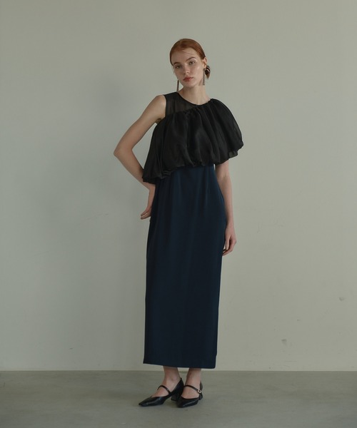 ANDRESD ドレス balloon hemline dress / バルーンヘムライン