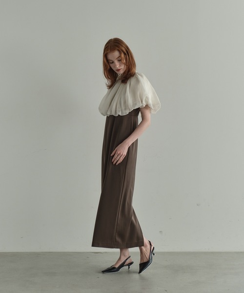 ANDRESD ドレス balloon hemline dress / バルーンヘムライン