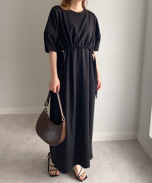 RANAN（ラナン） ワンピース ギャザーレイヤードワンピース : ZOZOTOWN