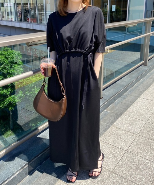 RANAN（ラナン） ワンピース ギャザーレイヤードワンピース : ZOZOTOWN