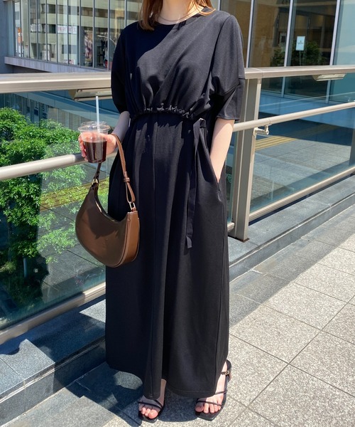 RANAN（ラナン） ワンピース ギャザーレイヤードワンピース : ZOZOTOWN