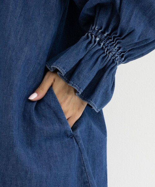 リエミラー Rie Miller ＜RM denim＞袖ボリュームGジャン （インディゴ