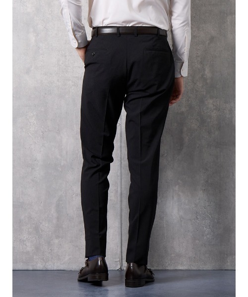 パーフェクトスーツファクトリー 洗える チェック 1つボタン パンツスーツ Perfect Suit FActory（パーフェクト スーツ ファクトリー