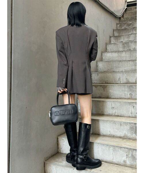 プラットフォームエンジニアロングブーツ　ムルーアMURUA MURUA ブーツ エンジニアロングブーツ レディース : ZOZOTOWN