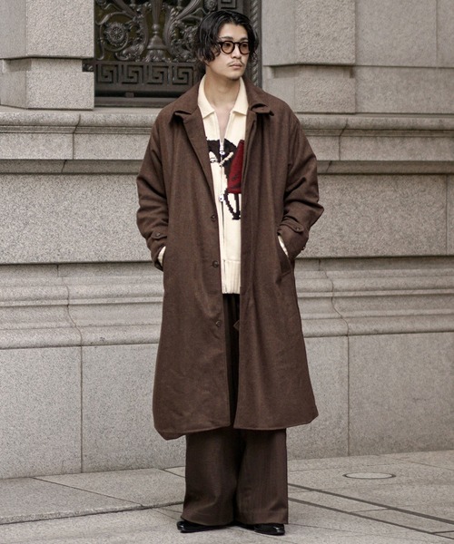 INTERPLAY ステンカラーコート コート 「INTERPLAY x TAKERU
