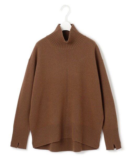 ニット セーター 「洗える」ソフトカシミヤミックス ハイネックニット レディース ICB ニット セーター 「洗える」ソフトカシミヤミックス