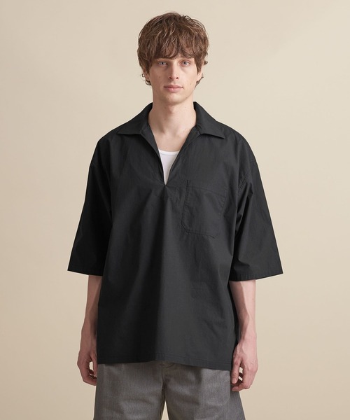 blurhmsスキッパーシャツ blurhms（ブラームス）の「＜BLURHMS＞ THL SKIPPER/カットソー