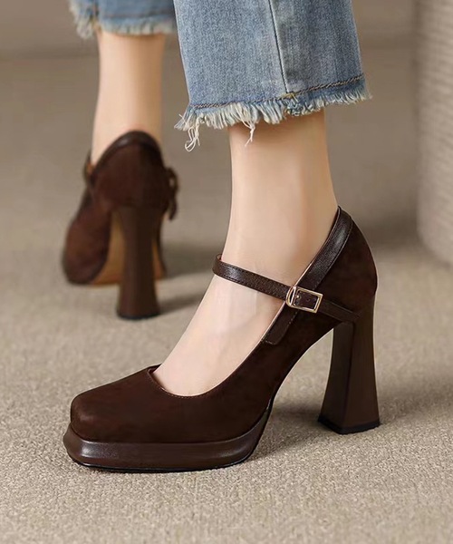 IRADOWL（アイラドール） パンプス ストラップ付ハイヒールパンプス