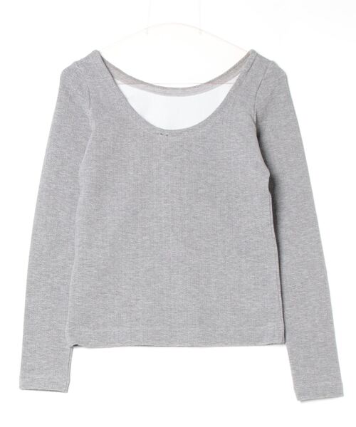 tシャツ オープンバックニットプルオーバー レディース Sov. tシャツ オープンバックニットプルオーバー レディース