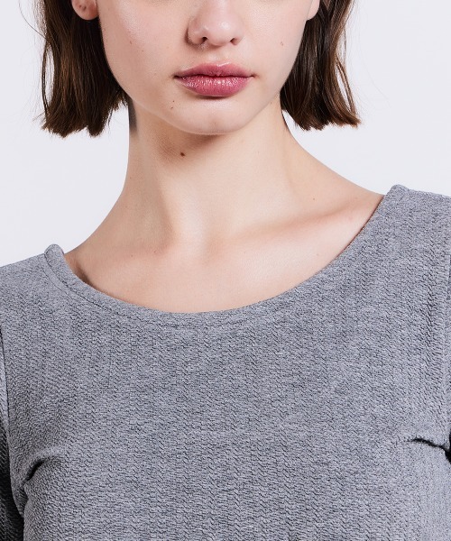 tシャツ オープンバックニットプルオーバー レディース Sov. tシャツ オープンバックニットプルオーバー レディース