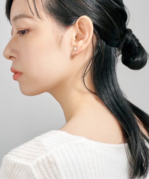 Jewel closet by L&Co. イヤリング K10 オパール レディース