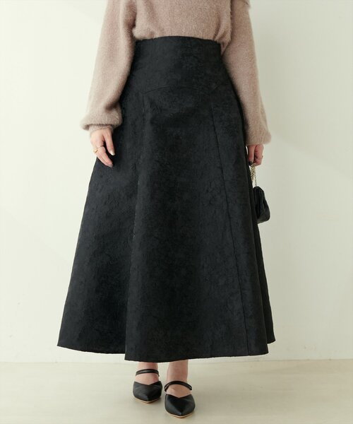 osonoフラワージャガードスカート　新品未使用 osonoフラワージャガードスカート（スカート）｜natural couture