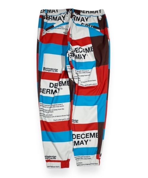 DECEMBERMAY パンツ Tricolor windproof pants メンズ
