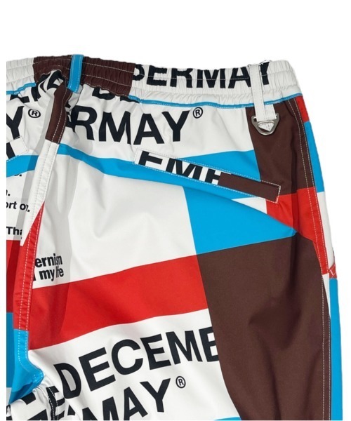 DECEMBERMAY パンツ Tricolor windproof pants メンズ