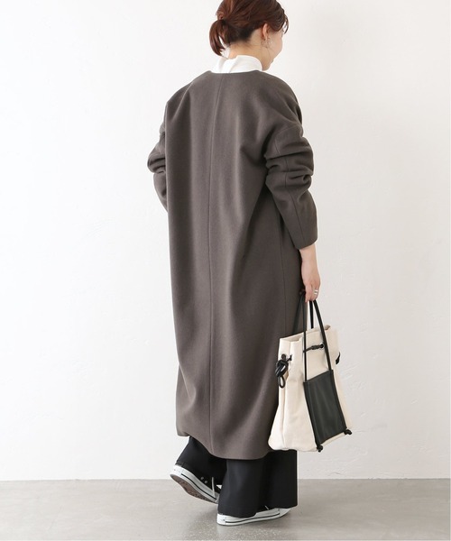 JOURNAL STANDARD ノーカラーコート ベージュ JOURNAL STANDARD（ジャーナルスタンダード） ノーカラーコート FREE