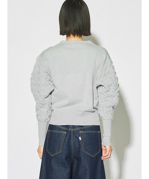 MIDIUMISOLID ニット セーター for Ladies パフスリーブジャ