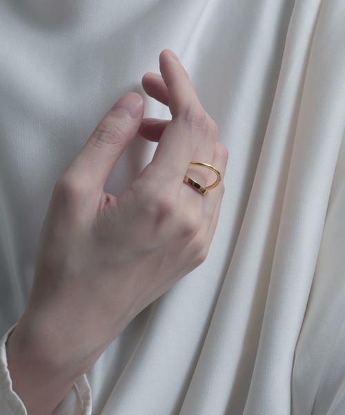 年末のプロモーション特価！ YArKA 指輪 overlap oval ＆ 「YArKA/ヤーカ」circle リング アクセサリー