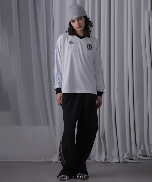 umbro tシャツ (UMBRO)「ROSE BUD限定」ロングスリーブゲーム