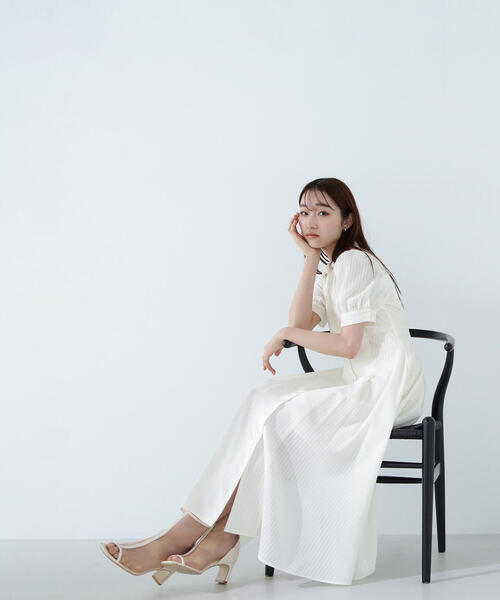 シャツカラーサッカーワンピース | NATURAL BEAUTY BASIC