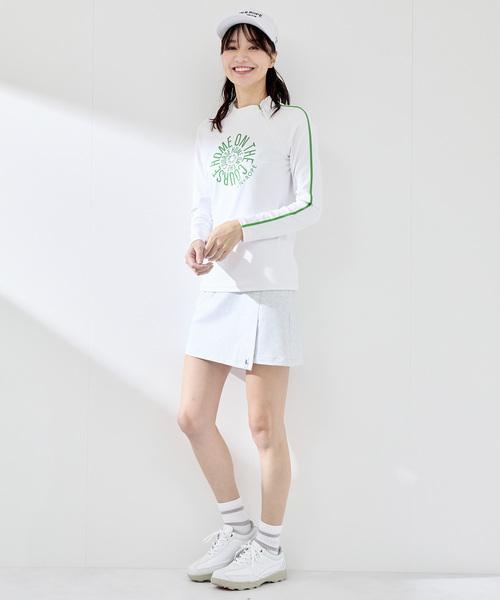 JUN&ROPE'（ジュンアンドロペ） スカート アニマル柄ラップ風スカート