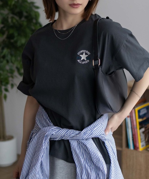 tシャツ CONVERSE ワンポイントパッチ刺繍Ｔシャツ レディース メンズ | CONVERSE | 02