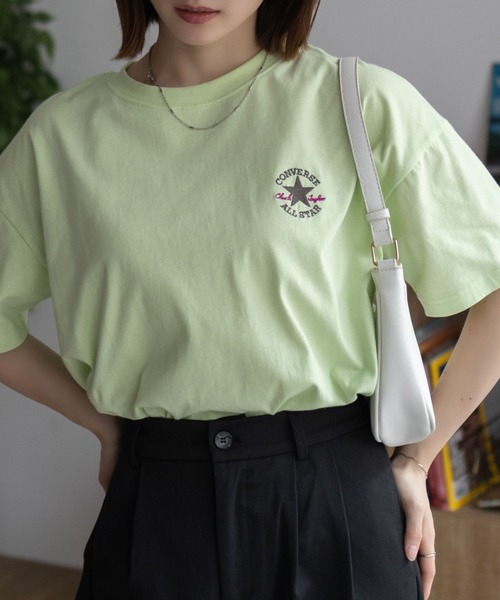 tシャツ CONVERSE ワンポイントパッチ刺繍Ｔシャツ レディース メンズ | CONVERSE | 04