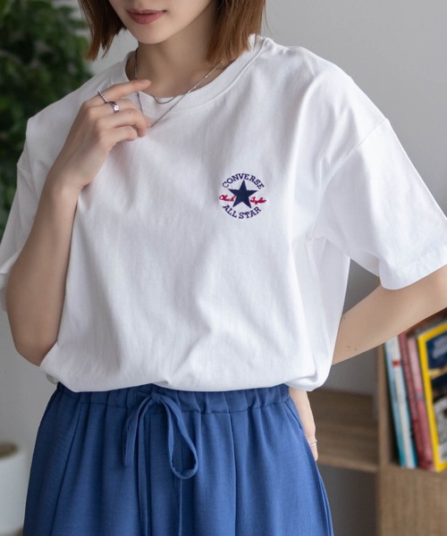 tシャツ CONVERSE ワンポイントパッチ刺繍Ｔシャツ レディース メンズ | CONVERSE | 06