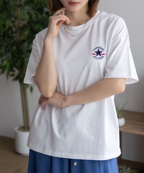 tシャツ CONVERSE ワンポイントパッチ刺繍Ｔシャツ レディース メンズ | CONVERSE | 07