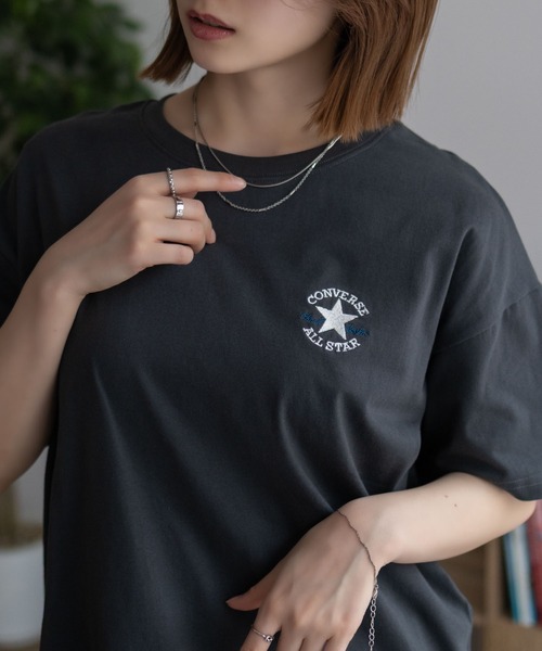 tシャツ CONVERSE ワンポイントパッチ刺繍Ｔシャツ レディース メンズ | CONVERSE | 10