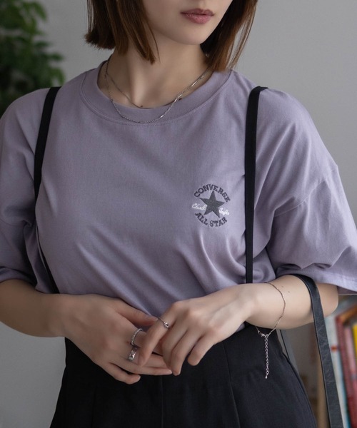 tシャツ CONVERSE ワンポイントパッチ刺繍Ｔシャツ レディース メンズ | CONVERSE | 14