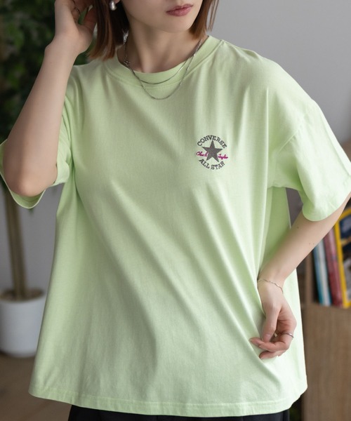 tシャツ CONVERSE ワンポイントパッチ刺繍Ｔシャツ レディース メンズ | CONVERSE | 18