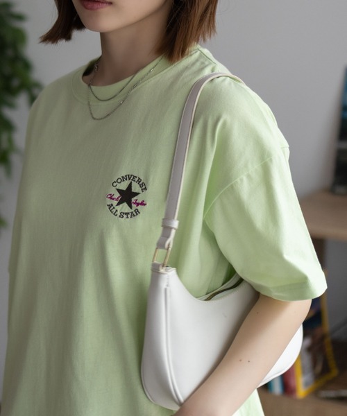 tシャツ CONVERSE ワンポイントパッチ刺繍Ｔシャツ レディース メンズ | CONVERSE | 19